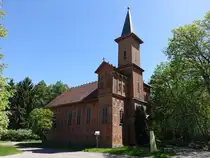 Dabelow, evangelische Kirche, Fachwerkbau aus dem 19. Jahrhundert, erbaut nach Pl�nen von Friedrich Wilhelm Buttel (27.05.2026)