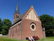 Gro�woltersdorf, neugotische evangelische Kirche, erbaut 1901 (27.05.2026)