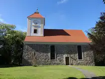 Zabelsdorf, evangelische Kirche, Feldsteinkirche aus dem 13. Jahrhundert (27.05.2026)
