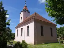 Keller, evangelische Kirche, erbaut 1743 (28.05.2026)