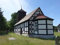 Strubensee, evangelische Kirche, Fachwerkkirche von 1584 (28.05.2026)