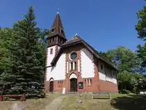 Kleinzerlang, evangelische Kirche, erbaut von 1895 bis 1896 durch den Architekten Ludwig von Tiedemann (29.05.2026)