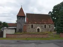 Eickhorst, evangelische Kirche, Feldsteinbau aus dem 15. Jahrhundert (20.06.2026)