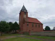 Lagendorf, evangelische Kirche, Backsteinbau erbaut von 1911 bis 1912 (20.06.2026)