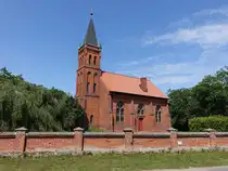 Lomitz, evangelische Kirche, erbaut 1879 (20.06.2026)