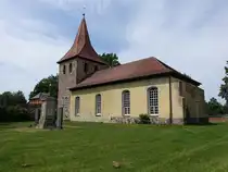 Rebenstorf, evangelische St. Michaelis Kirche, erbaut bis 1839 (20.06.2026)