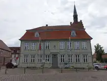 D�mitz, Fachwerkrathaus am Rathausplatz, erbaut 1820 (21.06.2026)
