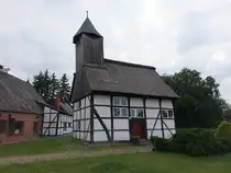 Gistenbeck, evangelische St. Andreas Kapelle, erbaut im 17. Jahrhundert (21.06.2026)