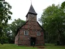 Gorleben, evangelische Kirche, erbaut im 17. Jahrhundert (21.06.2026)