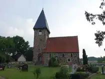 Luckau, evangelische Maria Magdalena Kapelle, gotische Feldsteinkirche aus dem 13. Jahrhundert (21.06.2026)