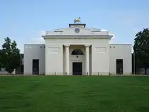 Redefin, Reithalle des Landgest�t, erbaut von 1820 bis 1824 durch
Carl Heinrich W�nsch (21.06.2026)