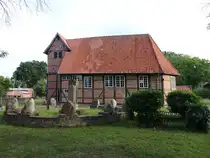 Damnatz, evangelische Kirche, erbaut 1617 (21.06.2026)