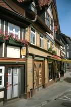 Werningerode, Strassenmotiv - dig. Dia von 1993