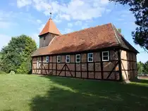 Deibow, evangelische Kirche, Fachwerkkirche von 1696 (23.06.2026)