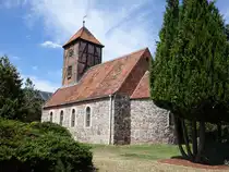 Dr�sedau, evangelische Kirche, Feldsteinbau aus dem 13. Jahrhundert (23.06.2026)