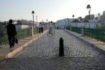 TAVIRA (Concelho de Tavira), 21.01.2007, die alte rmische Brcke mit Blick nach Sden