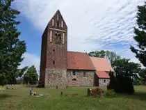 Vielbaum, evangelische Dorfkirche, sp�tromanischer Feldsteinbau aus dem 12. Jahrhundert (23.06.2026)