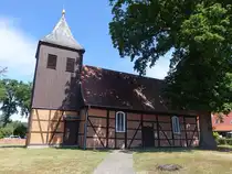 Wentdorf, evangelische Kirche, Fachwerkkirche von 1663 (23.06.2026)