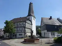 Bad Laasphe, evangelische Kirche, erbaut im 13. Jahrhundert (26.06.2026)