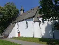 Raumland, evangelische Kirche, sp�tromanische Kirche erbaut um 1240 (26.06.2026)