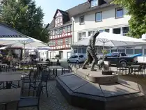 Dillenburg, Figur Der H�ttenmann am H�ttenplatz (27.06.2026)