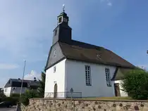 Edingen, evangelische Kirche, erbaut 1745 (27.06.2026)
