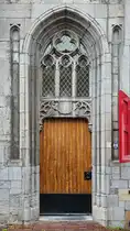 Das Eingangsportel des Huis Zoudenbalch, welches um 1467 erbaut wurde und befindet sich im Zentrum von Utrecht befindet. (September 2026)