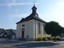 Eiershausen, evangelische Kirche, erbaut von 1824 bis 1827 nach einem Entwurf von Eberhard Philipp Wolff (27.06.2026)
