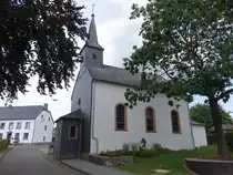 Heckhuscheid, Kapelle St. Katharina, erbaut 1868 im neuromanischen Stil (18.07.2026)