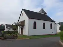 Hermesdorf, Filialkirche St. Lukas und Fides, erbaut von 1952 bis 1953 (18.07.2026)