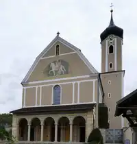 Beuron im Oberen Donautal, die barocke Kloster-und Wallfahrtskirche, erbaut 1732-38, Sept.2026
