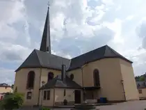 Waxweiler, Pfarrkirche St. Johannes, erbaut 1771 (18.07.2026)