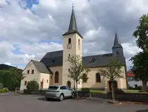 Wallenborn, Pfarrkirche St. Sebastian, erbaut 1814, erweitert 1951 (19.07.2026)