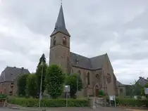 Oberehe, Pfarrkirche St. Jakobus, neugotischer Bruchsteinsaal, erbaut von 1900 bis 1901 (20.07.2026) 