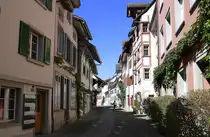 Stein am Rhein, Blick in die Obergass, in der historischen Altstadt, Sept.2026