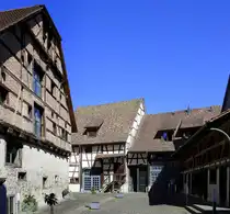 Stein am Rhein, das Alte Klosterspital von 1362, sp�ter Alters -und Waisenhaus, heute Verwaltungs-und Begegnungszentrum, Sept.2026