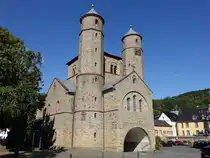 Bad M�nstereifel, Romanische Stiftskirche St. Chrysanthus und Daria von 1100 (21.07.2026)