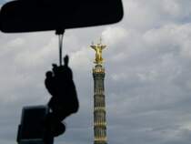 Schnappschuss auf die Siegess�ule in Berlin.