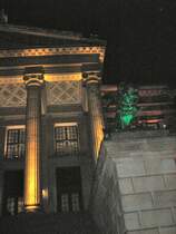 Am Gendarmenmarkt Berlin, Lichtfestival 2008, L�we in gr�n