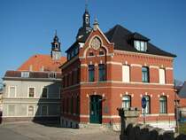 Die alte Post in Laucha - jetzt Zahn�rztliche Gemeinschaftspraxis Frau Heise und Frau Polzin - Aufnahme vom 24.02.2008 