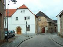 Laucha - Gro�e Salzstra�e - Blick Richtung M�hle - Aufnahme vom 26.03.2006