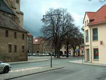 Laucha - Herrenstra�e - Blick Richtung Markt - Aufnahme vom 26.03.2006