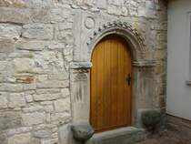 Laucha - historische T�r am Haus Thomaeplatz 7 - Aufnahme vom 18.08.2007