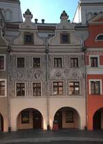 Legnica 01.11.2008. Rynek i  sledziowki  / Der Ring mit  Heringbuden 