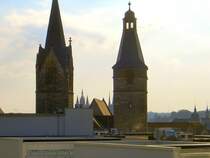 Einige der T�rme von Erfurt, 2005