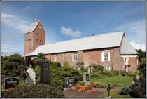 Die Kirche in S�derende auf F�hr. 29.08.2006