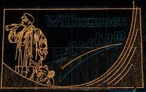 Diese Lichterbild hngt am Anfang der Fugngerzone gegenber dem Hauptbahnhof von Bochum. Eine schne Begrung fr Besucher.
