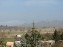 Laucha an der Unstrut - Nebel zieht durchs Tal - 20.02.2008