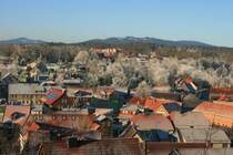 Blick �ber Elbingerode/Harz zum Brocken; 30.12.2008