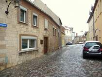 Laucha an der Unstrut - Blick in die Untere Krautgasse - Foto vom 12.02.2009
